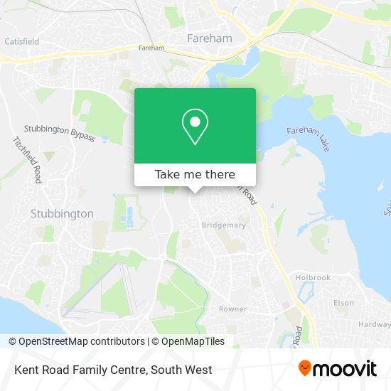 Kent Road Family Centre map
