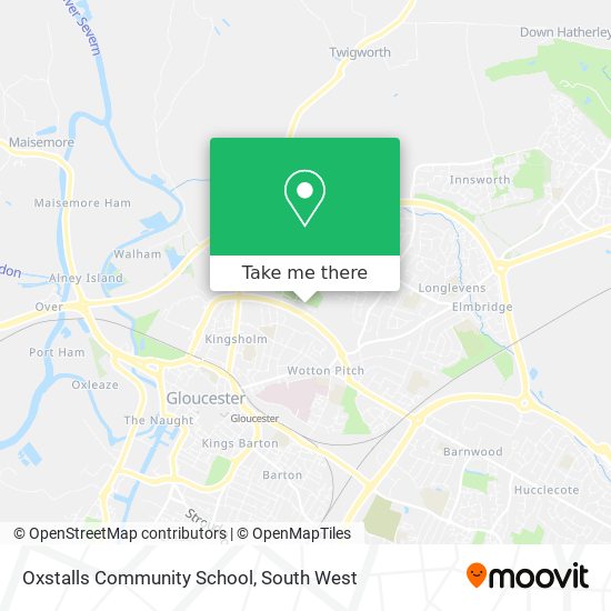 Oxstalls Community School map