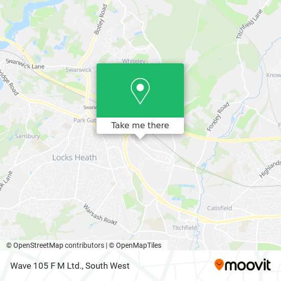 Wave 105 F M Ltd. map