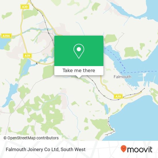 Falmouth Joinery Co Ltd map