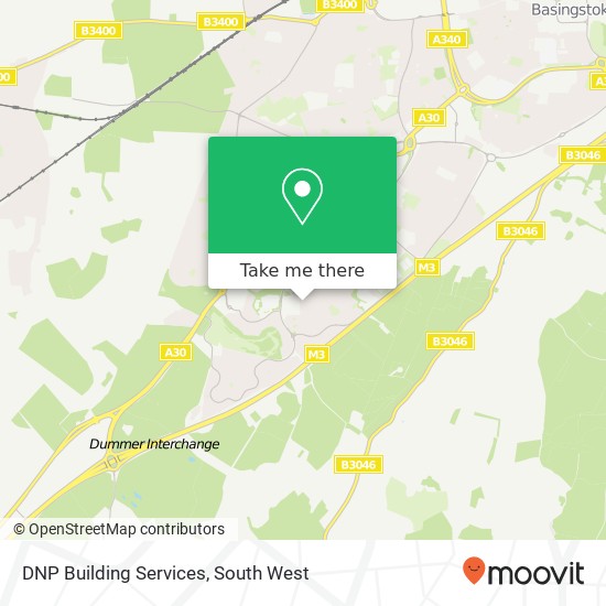 DNP Building Services map