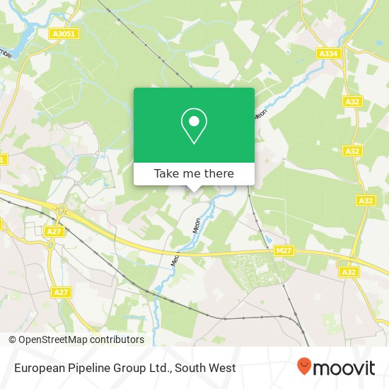 European Pipeline Group Ltd. map