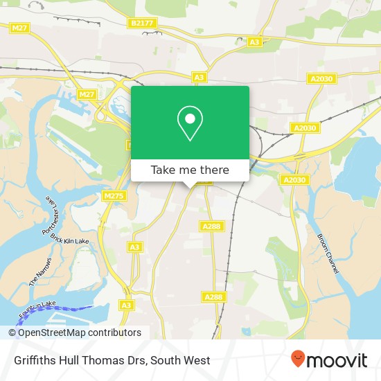 Griffiths Hull Thomas Drs map