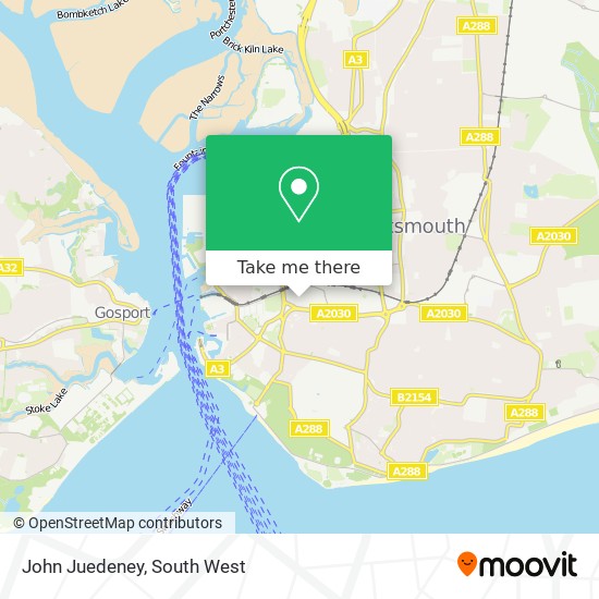 John Juedeney map