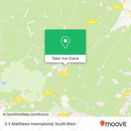 S V Matthews International map