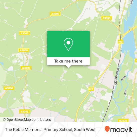 The Keble Memorial Primary School map