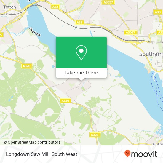Longdown Saw Mill map
