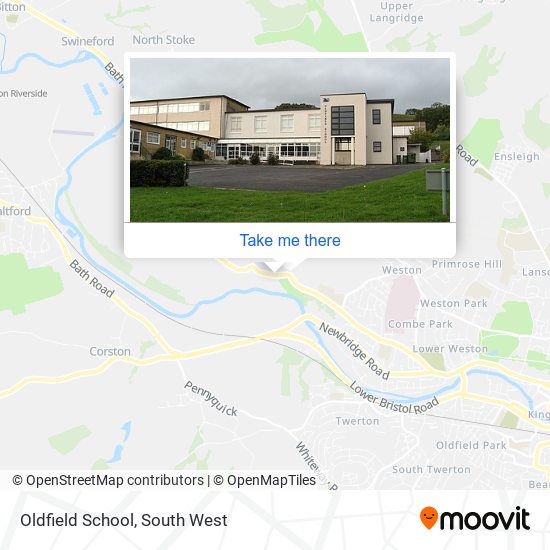 Oldfield School map
