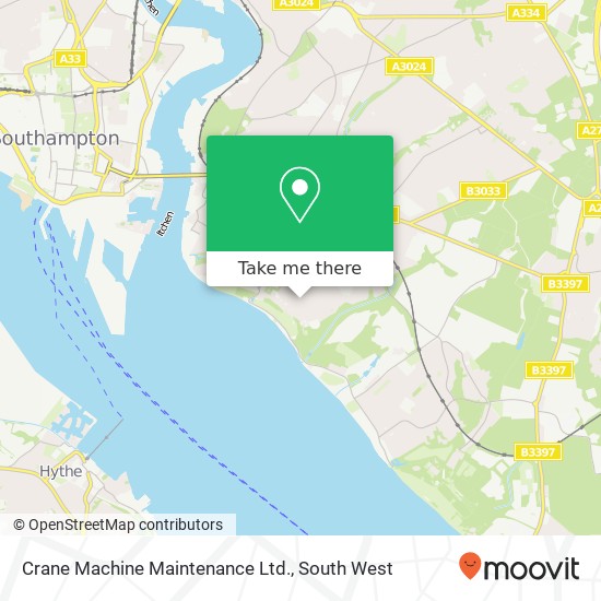 Crane Machine Maintenance Ltd. map