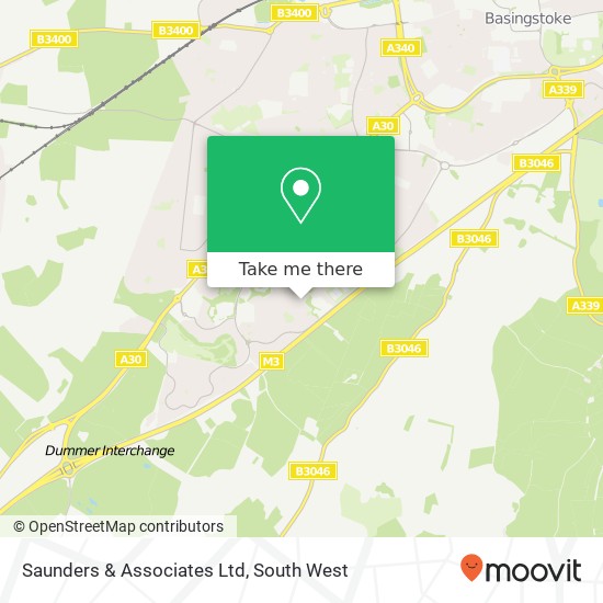 Saunders & Associates Ltd map