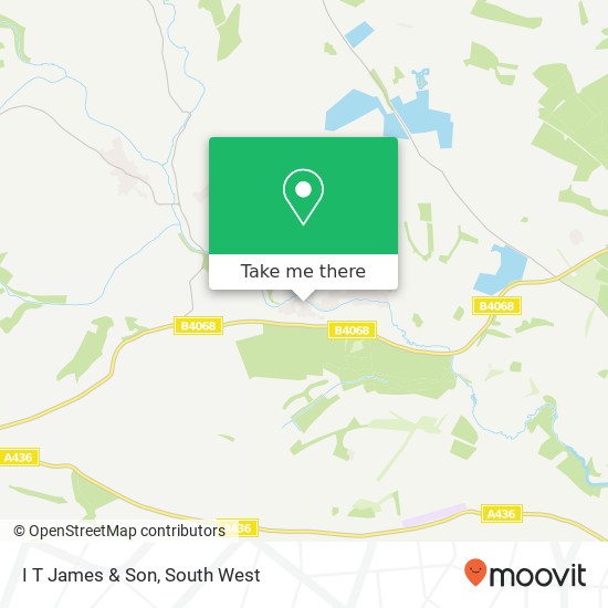 I T James & Son map