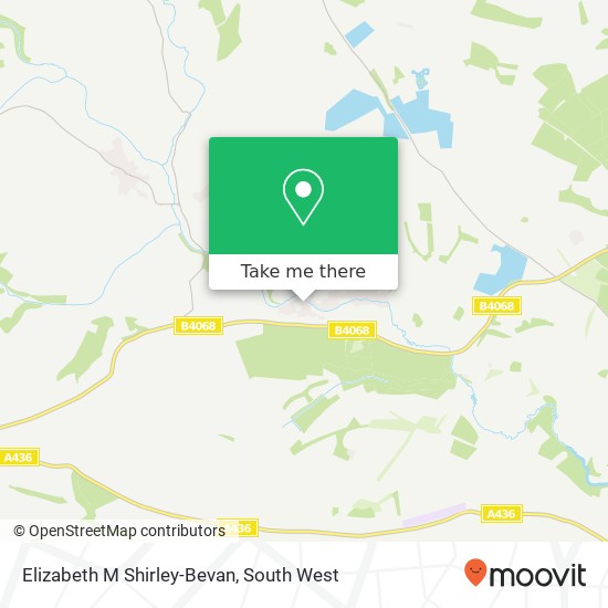Elizabeth M Shirley-Bevan map
