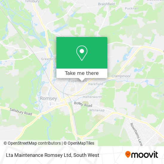 Lta Maintenance Romsey Ltd map