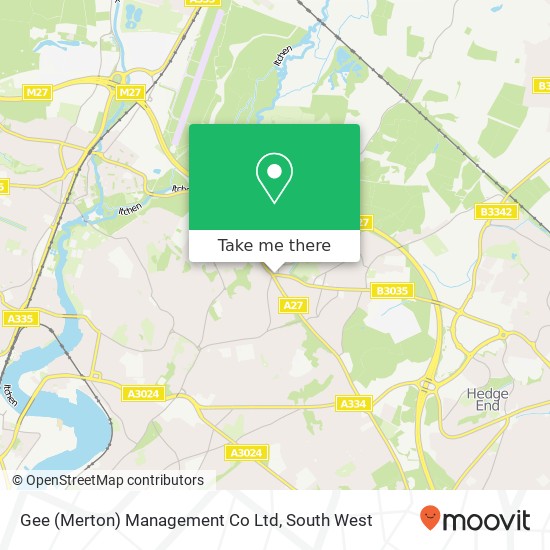 Gee (Merton) Management Co Ltd map