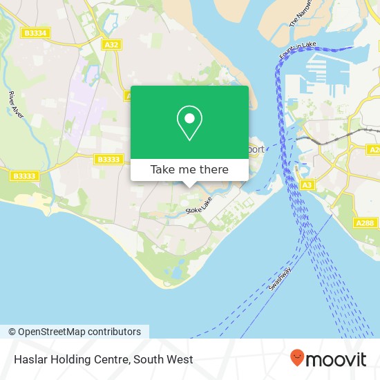 Haslar Holding Centre map