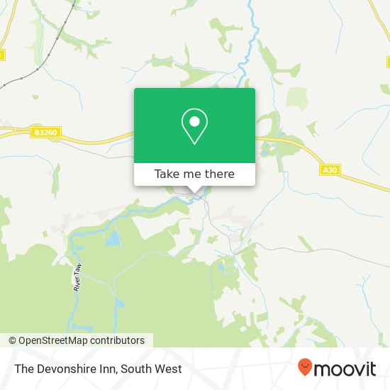 The Devonshire Inn map