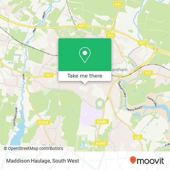 Maddison Haulage map