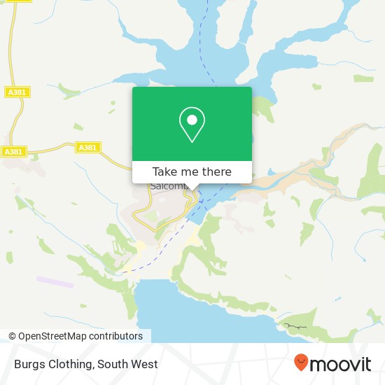 Burgs Clothing map