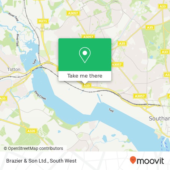 Brazier & Son Ltd. map