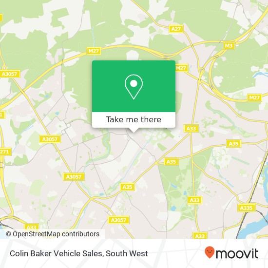 Colin Baker Vehicle Sales map