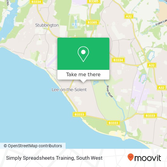 Simply Spreadsheets Training map