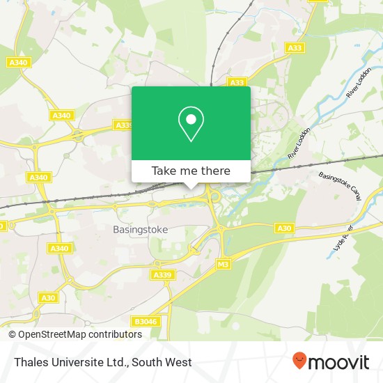 Thales Universite Ltd. map