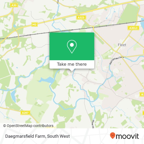 Daegmarsfield Farm map