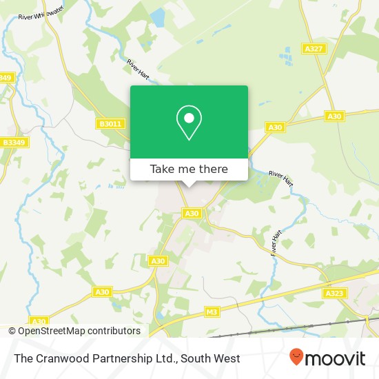 The Cranwood Partnership Ltd. map