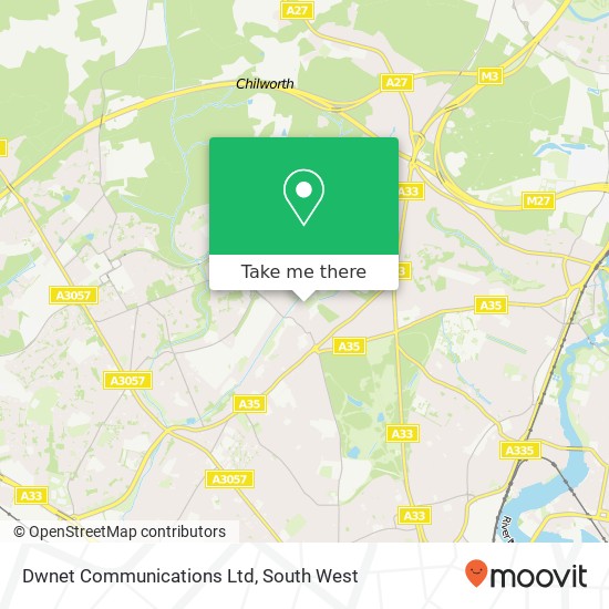 Dwnet Communications Ltd map