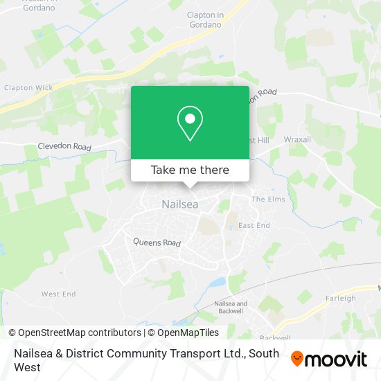 Nailsea & District Community Transport Ltd. map