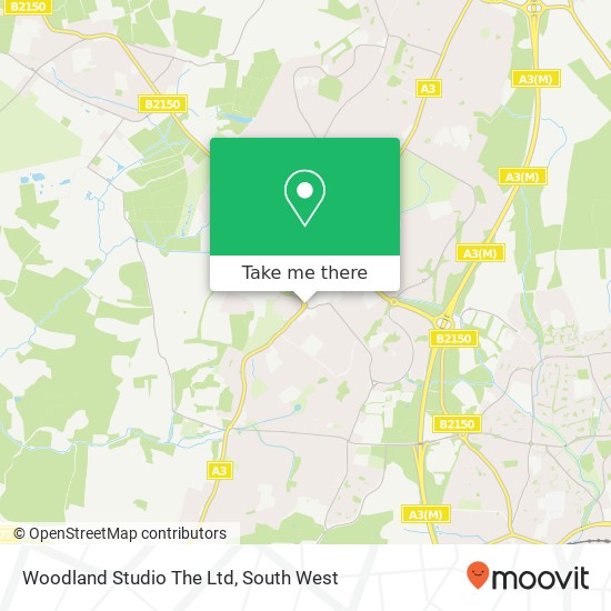 Woodland Studio The Ltd map