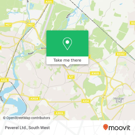 Peverel Ltd. map