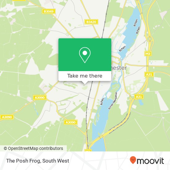 The Posh Frog map