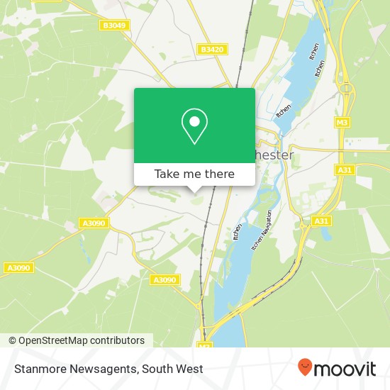 Stanmore Newsagents map