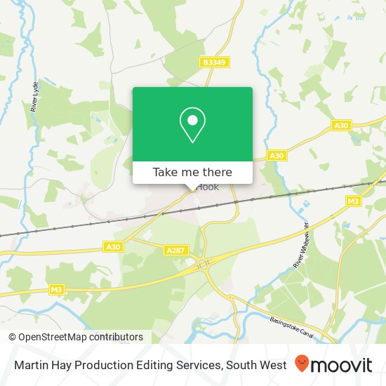 Martin Hay Production Editing Services map