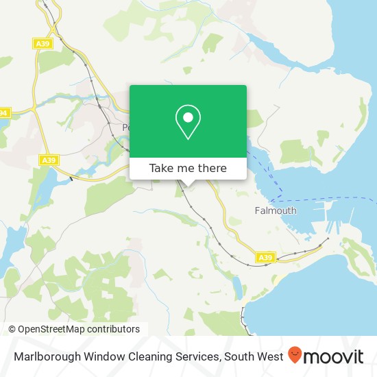 Marlborough Window Cleaning Services map