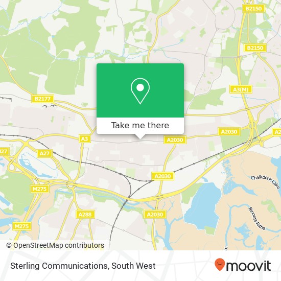 Sterling Communications map