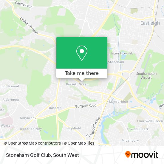 Stoneham Golf Club map