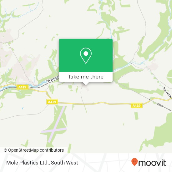 Mole Plastics Ltd. map
