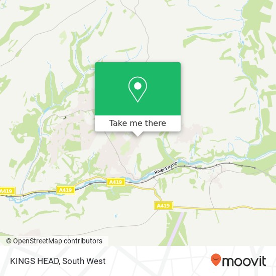 KINGS HEAD map