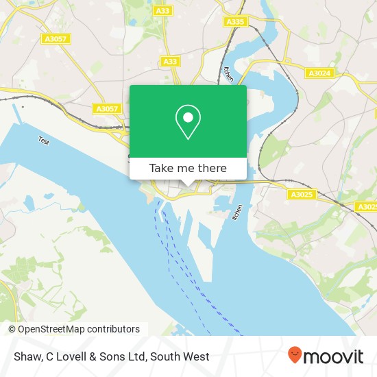 Shaw, C Lovell & Sons Ltd map