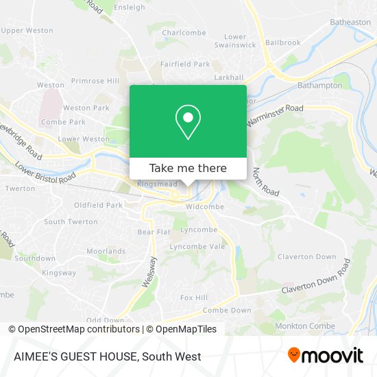 AIMEE'S GUEST HOUSE map