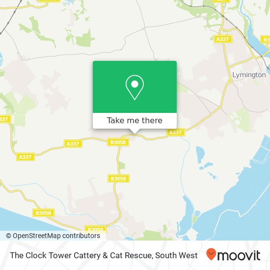 The Clock Tower Cattery & Cat Rescue map