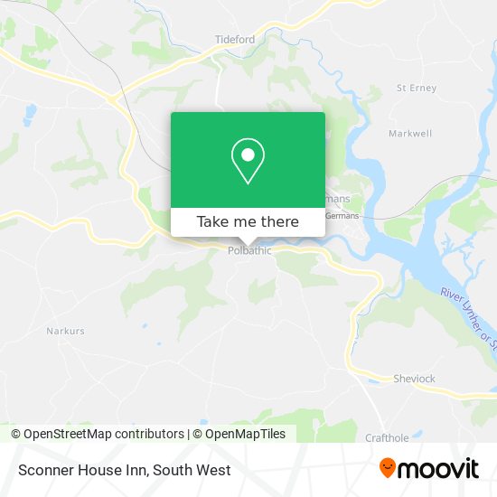 Sconner House Inn map