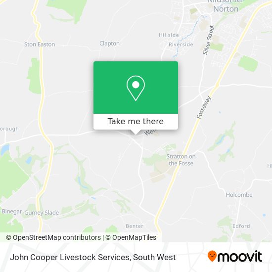 John Cooper Livestock Services map