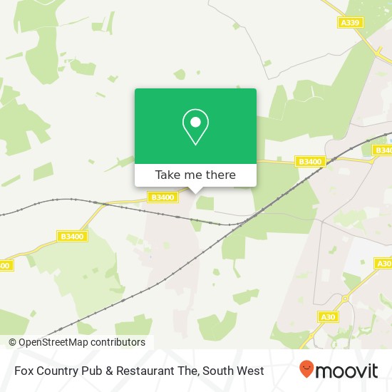 Fox Country Pub & Restaurant The map