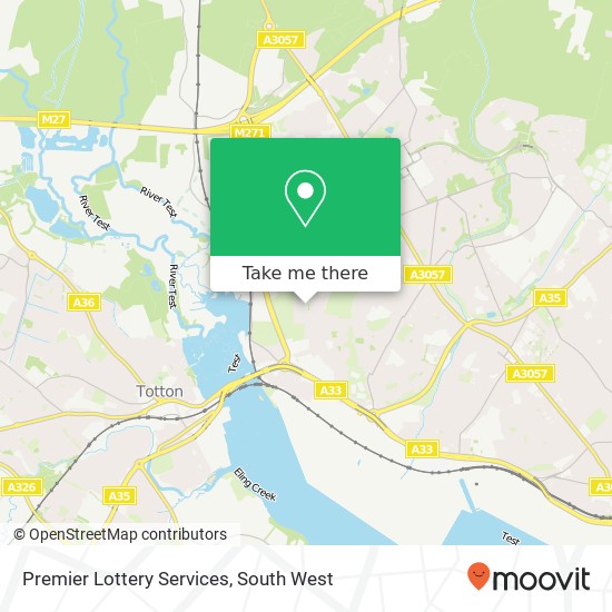 Premier Lottery Services map