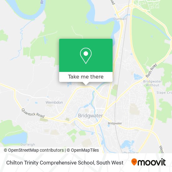 Chilton Trinity Comprehensive School map