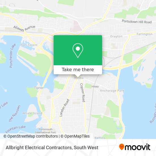 Allbright Electrical Contractors map