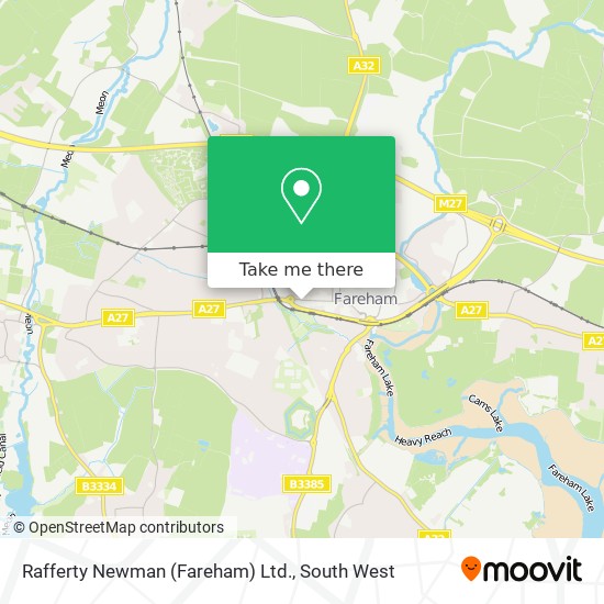 Rafferty Newman (Fareham) Ltd. map